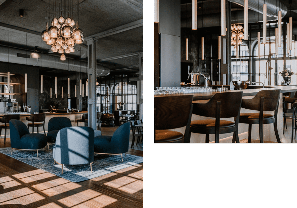 Stühle in einem Restaurant / Bar
